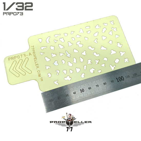 77propeller Prp073 1/32 Italian Aircraft Camouflage Airbrush Template 2 Pcs 77propeller Prp073 1/32 Italian Aircraft Camouflage Airbrush Template 2 Pcs