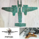 77propeller Prp081 1/72 Camouflage Painting Template Heinkel He-219 Hobby 2000 And Dragon