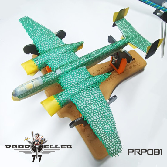 77propeller Prp081 1/72 Camouflage Painting Template Heinkel He-219 Hobby 2000 And Dragon