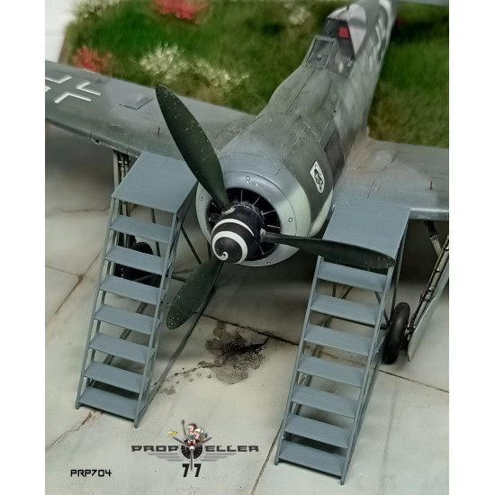 77propeller Prp704 1/48 Luftwaffe Workshop Ladder 2 Pieces 77propeller Prp704 1/48 Luftwaffe Workshop Ladder 2 Pieces