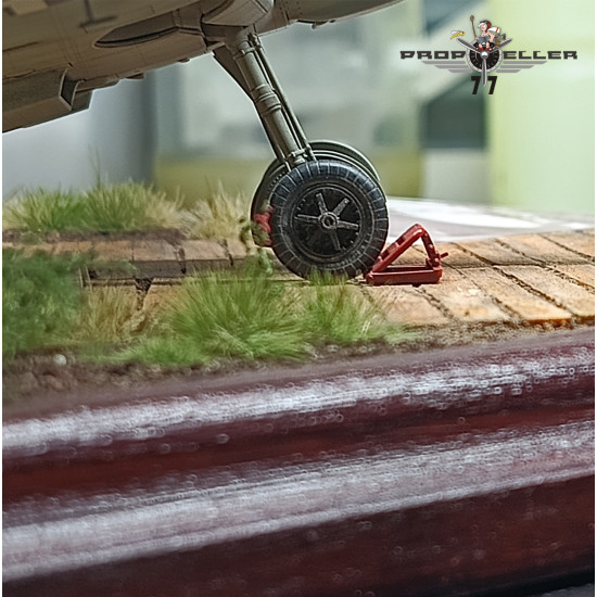 77propeller Prp706 1/48 Luftwaffe Wheel Chocks 4 Pieces 77propeller Prp706 1/48 Luftwaffe Wheel Chocks 4 Pieces