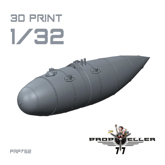 77propeller Prp752 1/32 Bf 109g External Fuel Tanks Variant A 77propeller Prp752 1/32 Bf 109g External Fuel Tanks Variant A