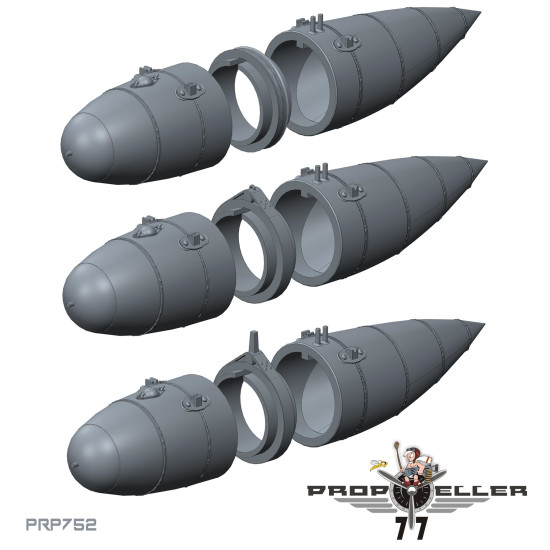 77propeller Prp752 1/32 Bf 109g External Fuel Tanks Variant A 77propeller Prp752 1/32 Bf 109g External Fuel Tanks Variant A