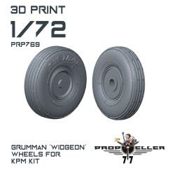 77propeller Prp769 1/72 Gruman Widgeon Wheels For Kpm Kit Resin Kit