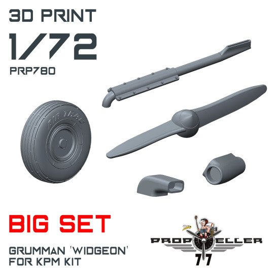 77propeller Prp780 1/72 Gruman Widgeon Big Set For Kpm Kit 77propeller Prp780 1/72 Gruman Widgeon Big Set For Kpm Kit
