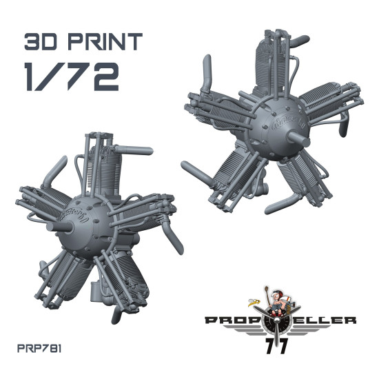 77propeller Prp781 1/72 Walter Nz-60 Engine Avia Bh-9/10/11 For Kpm Kit 77propeller Prp781 1/72 Walter Nz-60 Engine Avia Bh-9/10/11 For Kpm Kit