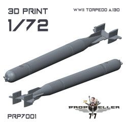 77propeller Prp7001 1/72 Italian Wwii Torpedo A.130 Variant 1 77propeller Prp7001 1/72 Italian Wwii Torpedo A.130 Variant 1