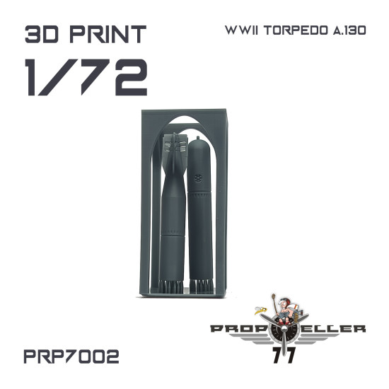 77propeller Prp7002 1/72 Italian Wwii Torpedo A.130 Variant 2 77propeller Prp7002 1/72 Italian Wwii Torpedo A.130 Variant 2