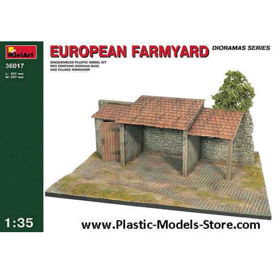 EUROPEAN FARMYARD 1/35 Miniart 36017 NEW 2009 Model Kit Diorama