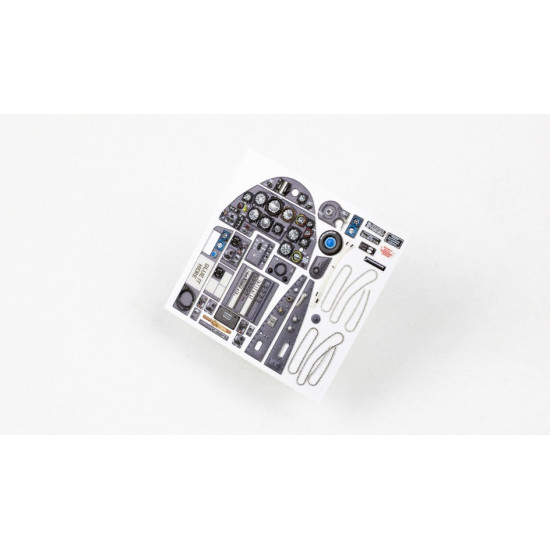 Red Fox Qs-24026 1/24 Messerschmitt Bf 109k-4 3d Acrylic Instrument Panels