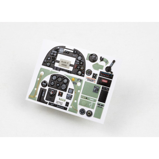 Red Fox Qs-24031 1/24 Supermarine Spitfire Mk Vb 3d Acrylic Instrument Panels