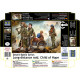 Master Box 35250 1/35 Desert Battle Series Long-distance Raid Child Of Hope Plastic Figures Kit