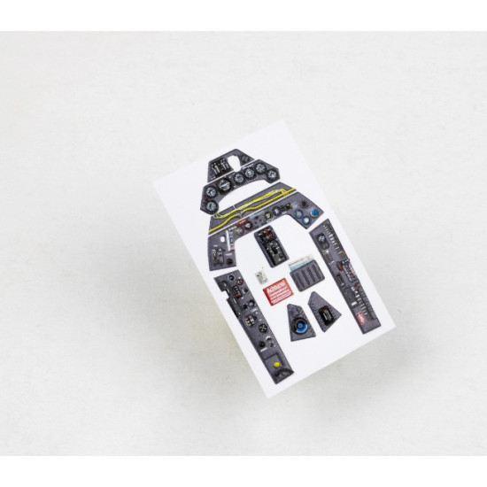 Red Fox Qs-35036 1/35 Focke-wulf Fw 190a-8 3d Acrylic Instrument Panels For Border