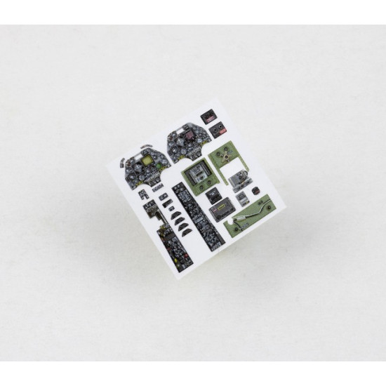 Red Fox Qs-48163 1/48 A-4m Skyhawk Early 3d Acrylic Instrument Panels For Magic Factory