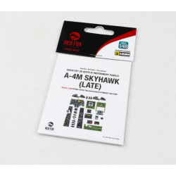 Red Fox Qs-48167 1/48 A-4m Skyhawk Late 3d Acrylic Instrument Panels For Magic Factory
