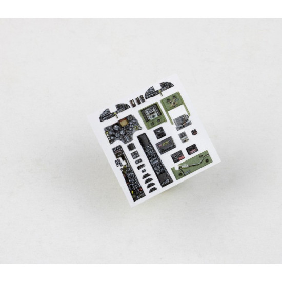 Red Fox Qs-48167 1/48 A-4m Skyhawk Late 3d Acrylic Instrument Panels For Magic Factory