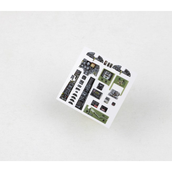 Red Fox Qs-48167 1/48 A-4m Skyhawk Late 3d Acrylic Instrument Panels For Magic Factory