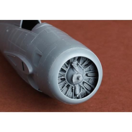 Sbs 48102 1/48 Fm-2 Wildcat Engine Set For Eduard Kit 3d Printed Resin