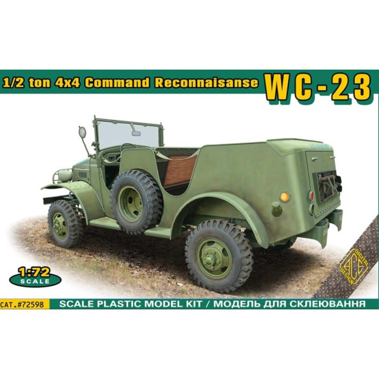 Ace 72598 1/72 Wc-23 1/2 Ton 4/4 Command Reconnaisanse Plastic Model Kit