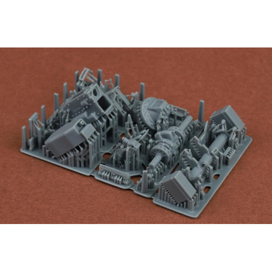 Sbs-3d042 1/48 Sd Kfz 250 Alte Power Transmission System 3d Printed Resin