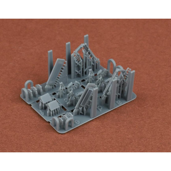 Sbs-3d044 1/35 Sd Kfz 251 D Series Visors Flat Type 3d Printed Resin