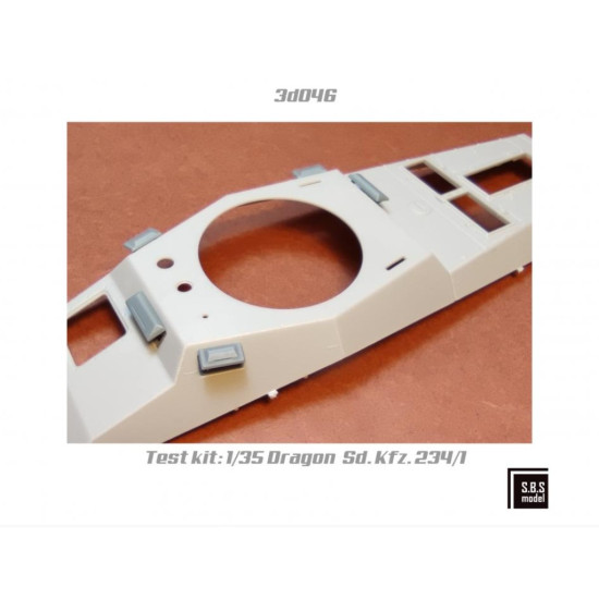 Sbs-3d046 1/35 Sd Kfz 234 Series Visors 3d Printed Resin