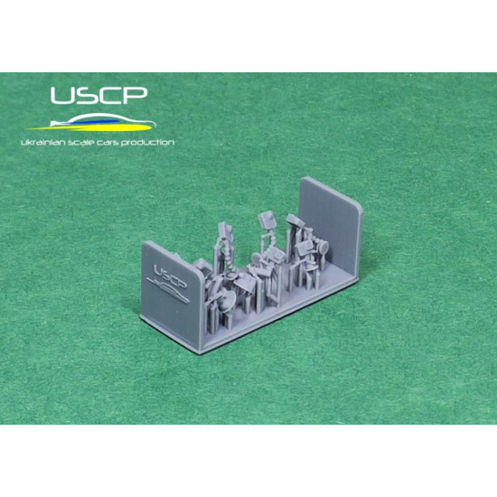 Uscp 24a120 1/24 Action Cameras Set Resin Model