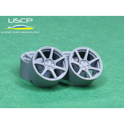 Uscp 24p195 1/24 Cosmis Mr-7 18 3d-printed Wheels