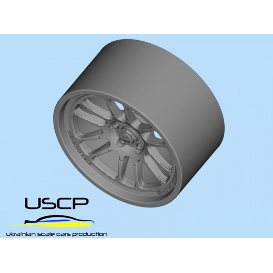 Uscp 24p197 1/24 Cosmis Xt-206r 18 3d-printed Wheels