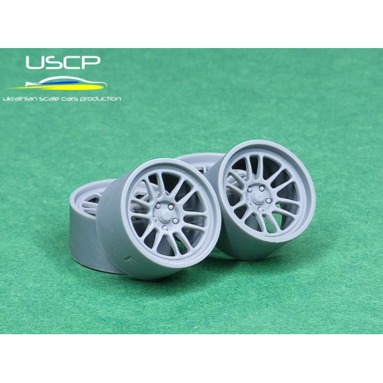 Uscp 24p197 1/24 Cosmis Xt-206r 18 3d-printed Wheels