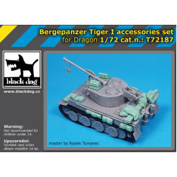 Black Dog T72187 1/72 Bergepanzer Tiger I Accessories Set For Dragon