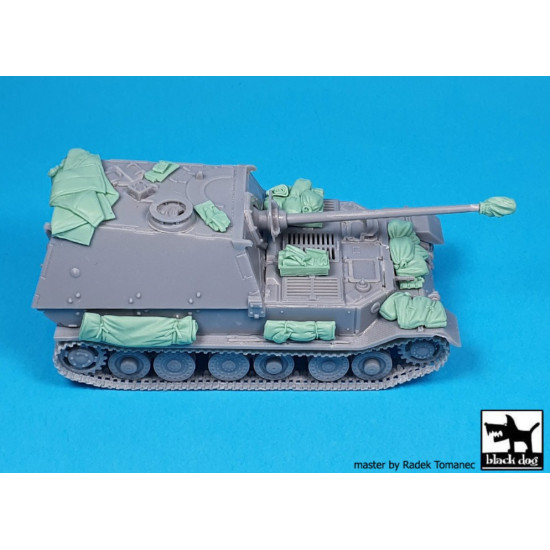 Black Dog T72188 1/72 Sd Kfz 184 Elefant Accessories Set For Dragon