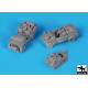 Black Dog T72190 1/72 Wwii Ground Vehicle Set Accessories Set For For Academy