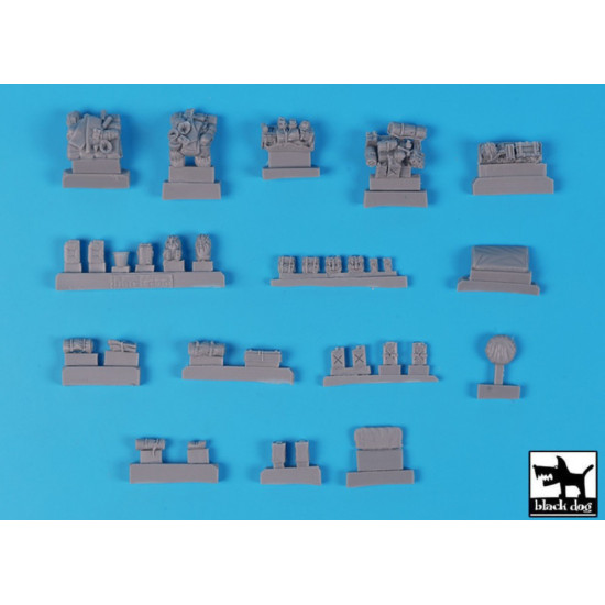 Black Dog T72190 1/72 Wwii Ground Vehicle Set Accessories Set For For Academy