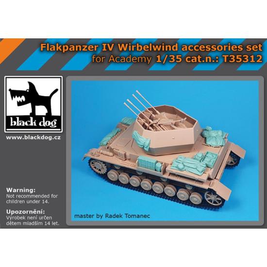 Black Dog T35312 1/35 Flakpanzer Iv Wirbelwind Accessories Set For Academy