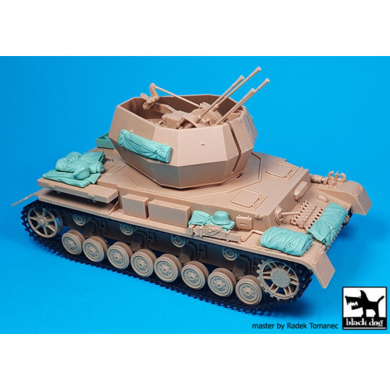 Black Dog T35312 1/35 Flakpanzer Iv Wirbelwind Accessories Set For Academy