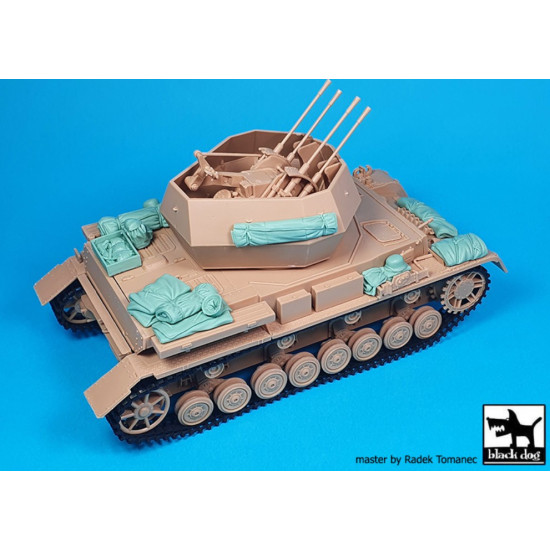Black Dog T35312 1/35 Flakpanzer Iv Wirbelwind Accessories Set For Academy