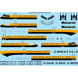 26decals 144-554 1/144 Monarch Delivery Boeing 757-200 Laser Decal