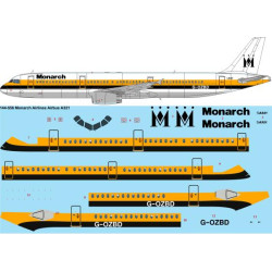 26decals 144-556 1/144 Monarch Delivery Airbus A321 Laser Decal