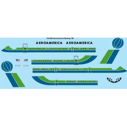 26decals 144-566 1/144 Aeroamerica Green And Blue Boeing 720 Laser Decal