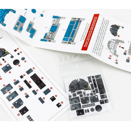Red Fox Qs-24028 1/24 Junkers Ju 87b Stuka 3d Acrylic Instrument Panels
