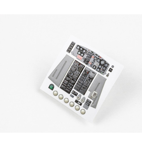 Red Fox Qs-35013 1/35 Bell Uh-1c Huey 3d Acrylic Instrument Panels