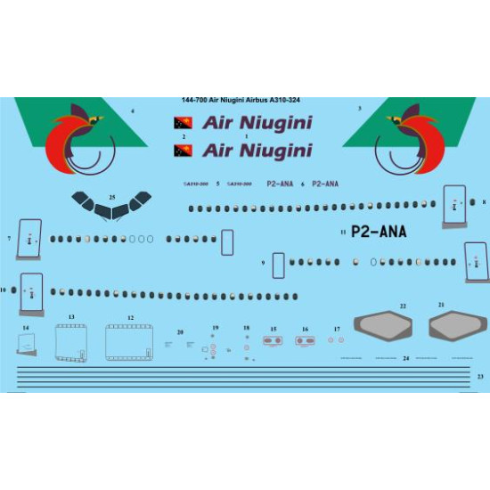 26decals 144-700 1/144 Anglo Cargo Boeing 707-320c Laser Decal
