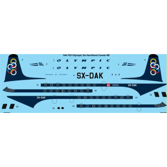 26decals 144-703 1/144 Air Niugini Airbus A310-300 Laser Decal