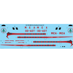 26decals 144-706 1/144 Mea De Havilland Comet 4c Laser Decal