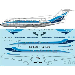 26decals 144-710 1/144 Aerolineas Argentinas Fokker F28-1000 Laser Decal