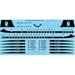 26decals 144-757 1/144 Monarch Bristol Britannia 300 Laser Decal