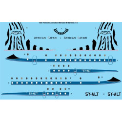 26decals 144-764 1/144 African Safari Bristol Britannia 300 Laser Decal
