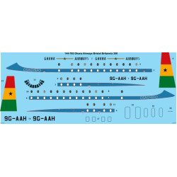 26decals 144-765 1/144 Ghana Airways Bristol Britannia 300 Laser Decal