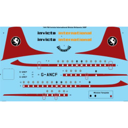 26decals 144-766 1/144 Invicta International Bristol Britannia 300f Laser Decal